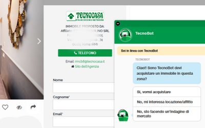 TecnoBot, l’assistente virtuale immobiliare per le oltre 2.000 agenzie italiane del Gruppo Tecnocasa