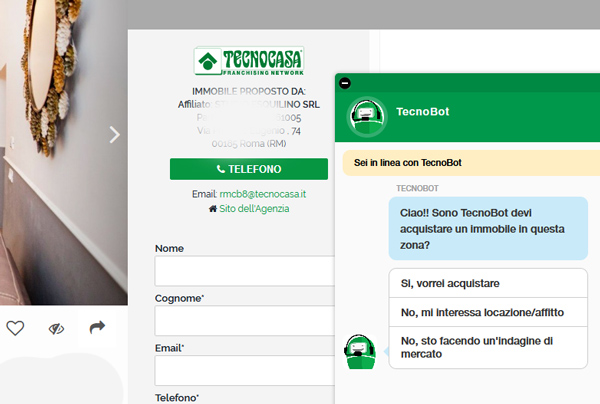 chatbot-tecnocasa-immobiliare