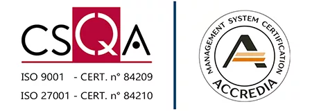 Certificazioni CSQA TocToc 9001 e 27001